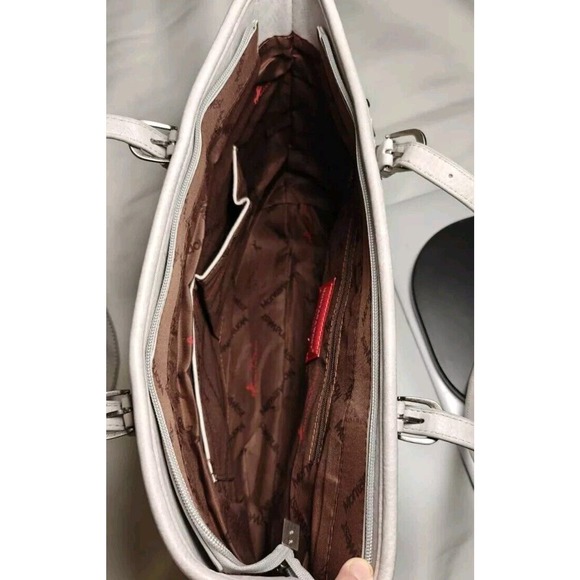 MONTANA WEST SELECT Concealed Carry Ostrich Print Tote Handbag Purse EUC - Picture 3 of 6